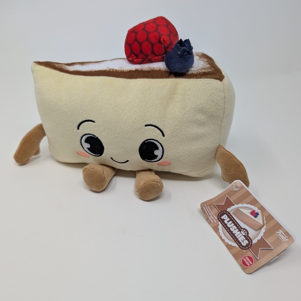 Funko Plushies Cheesecake Slice GameStop Exclusive Kawaii Food Plush 2022 New